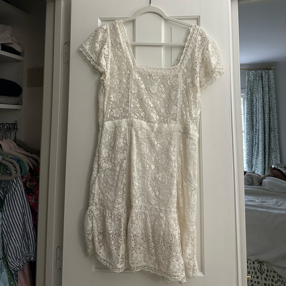 LoveShackFancy Ivory Lace Wedding Dress